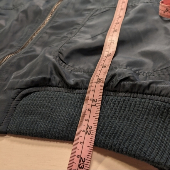 ๐๐ Anthropologie Hei Hei Journey Satin Bomber Jacket, M - Picture 13 of 15